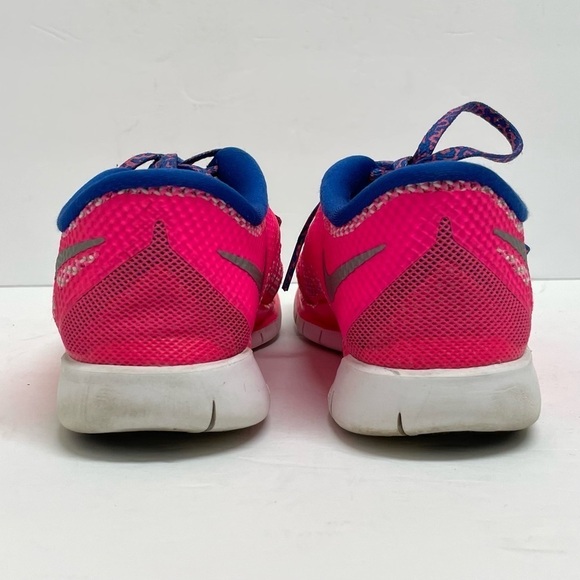 Nike Free 5.0 pink running shoes sneakers 5.5 youth - Picture 4 of 9